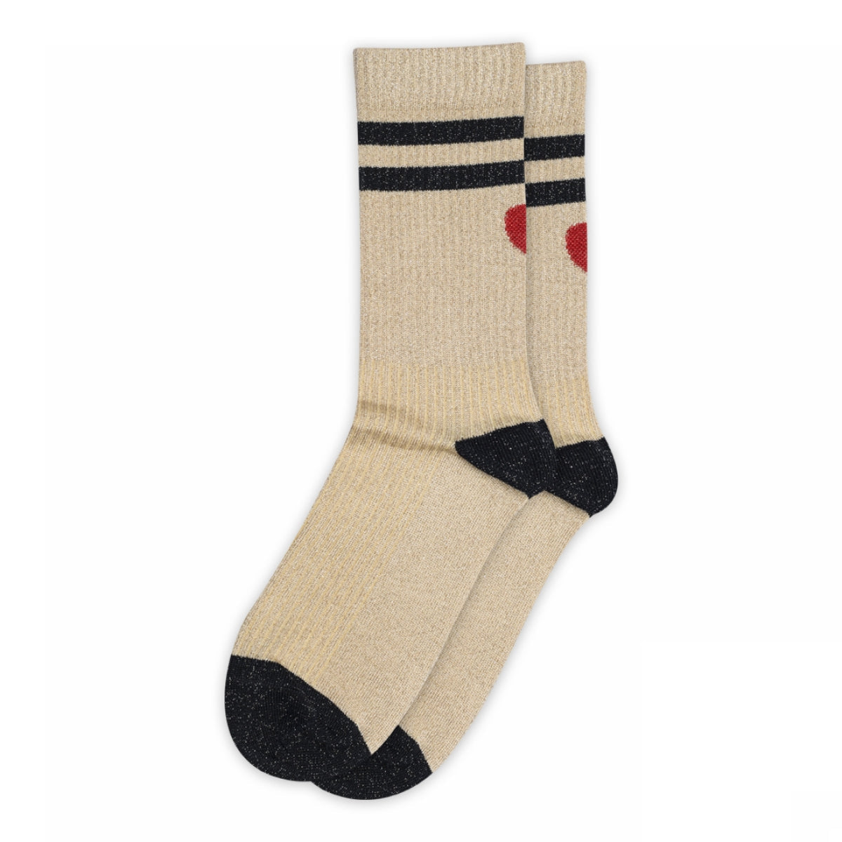 Elga glitter strømper - Champagne Beige